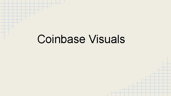 Coinbase Visuals 