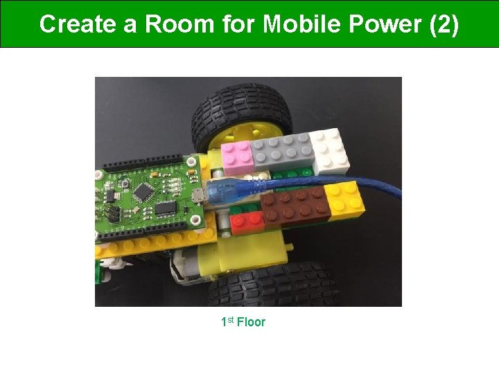 Create a Room for Mobile Power (2) 1 st Floor 