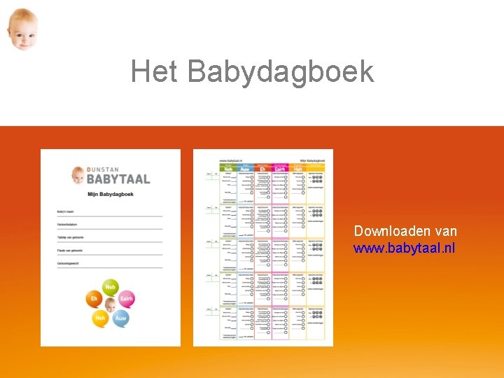 Het Babydagboek Downloaden van www. babytaal. nl 
