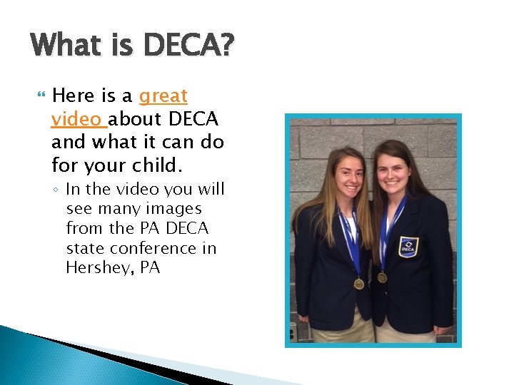 What is DECA? Here is a great video about DECA and what it can