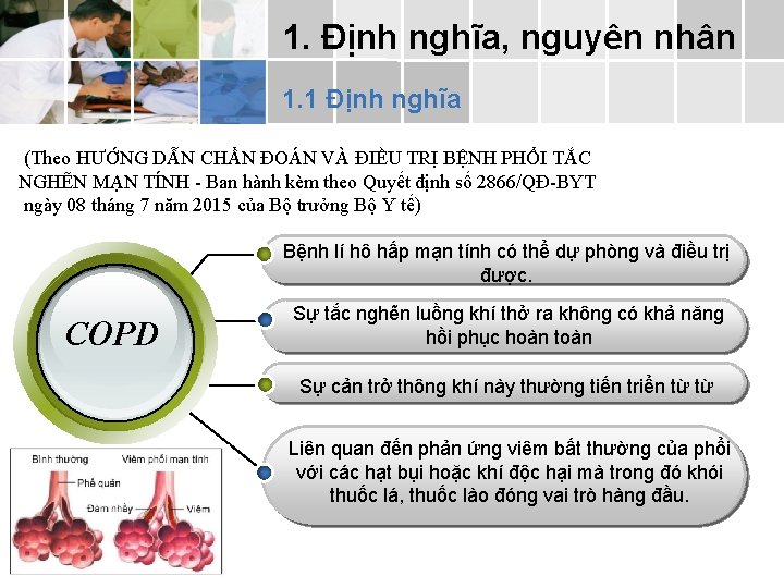 1. Định nghĩa, nguyên nhân 1. 1 Định nghĩa (Theo HƯỚNG DẪN CHẨN ĐOÁN