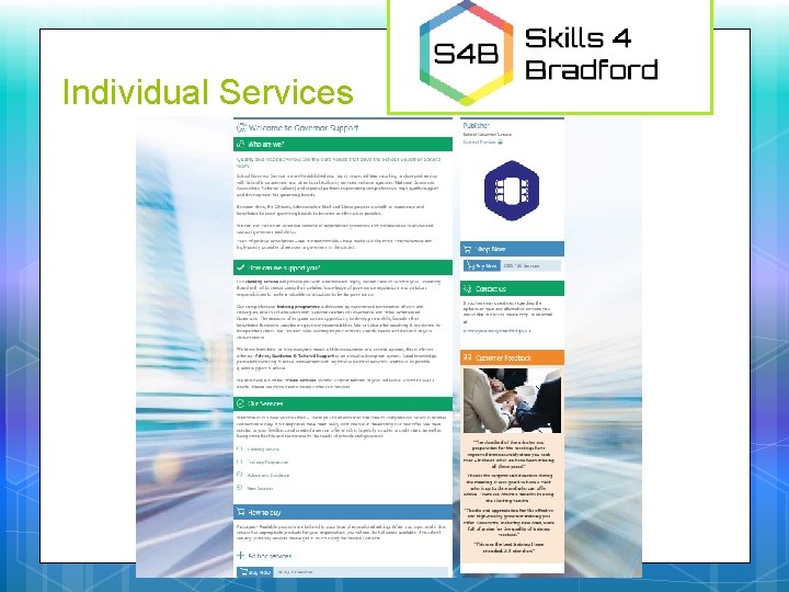 Individual Services 