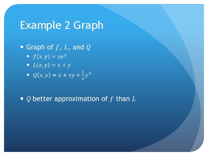 Example 2 Graph 