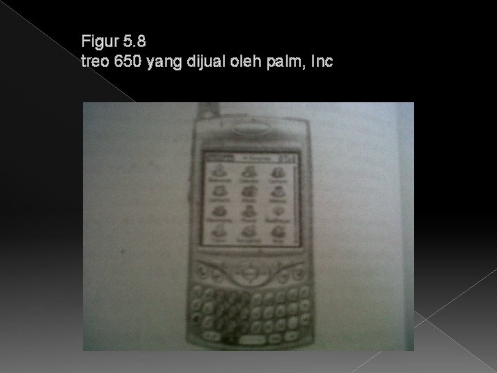 Figur 5. 8 treo 650 yang dijual oleh palm, Inc 