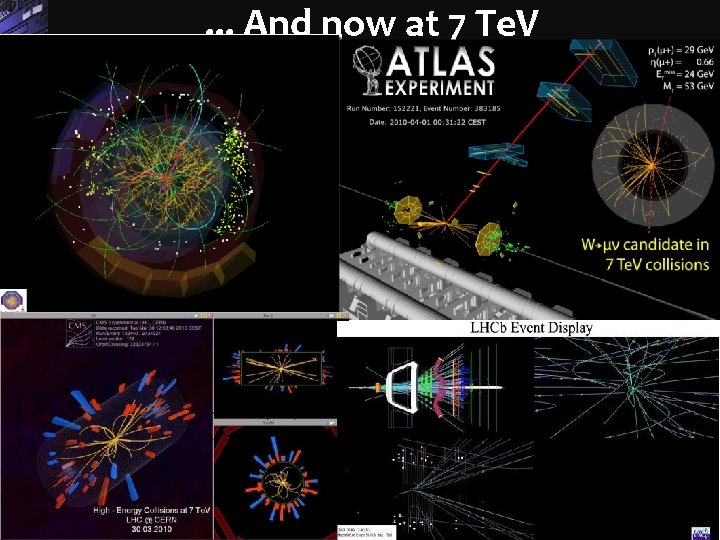 . . . And now at 7 Te. V Sergio Bertolucci, CERN 2 