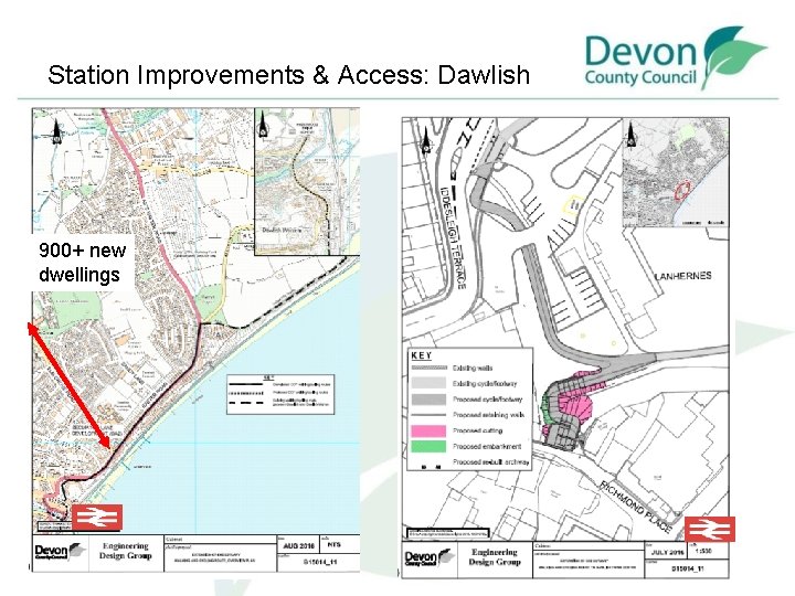 Station Improvements & Access: Dawlish 900+ new dwellings 