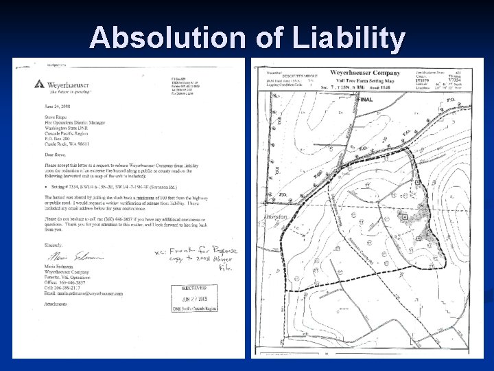 Absolution of Liability 
