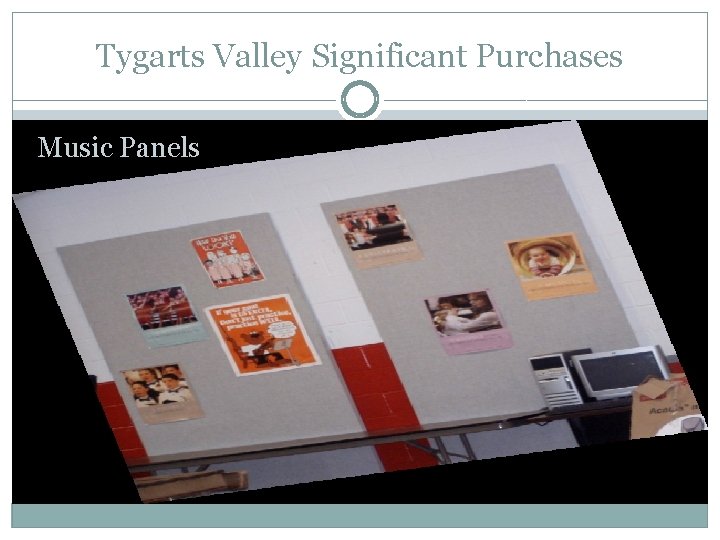 Tygarts Valley Significant Purchases Music Panels 
