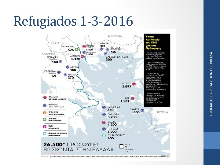 EMBAJADA DE GRECIA OFICINA DE PRENSA Refugiados 1 -3 -2016 