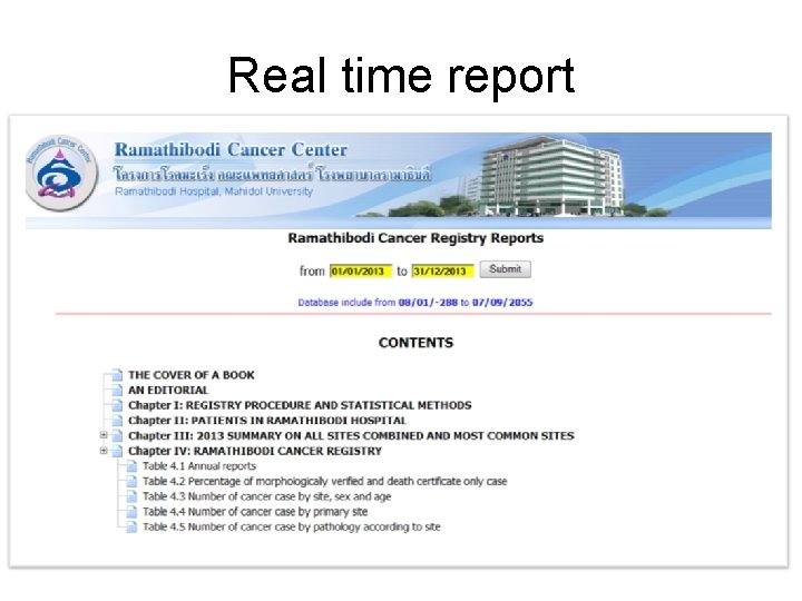 Real time report 4 