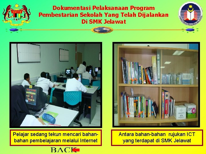 Dokumentasi Pelaksanaan Program Pembestarian Sekolah Yang Telah Dijalankan Di SMK Jelawat Pelajar sedang tekun