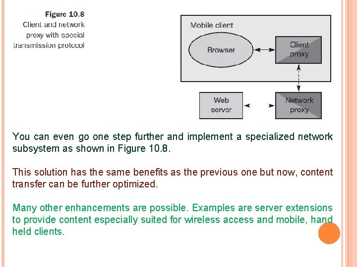 . You can even go one step further and implement a specialized network subsystem