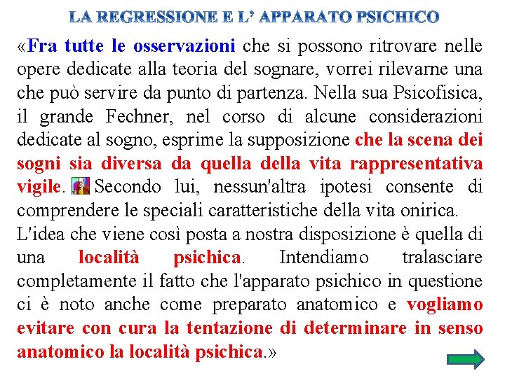  «Fra tutte le osservazioni che si possono ritrovare nelle opere dedicate alla teoria