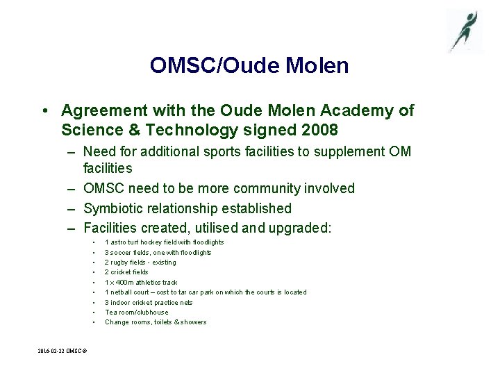 OMSC/Oude Molen • Agreement with the Oude Molen Academy of Science & Technology signed