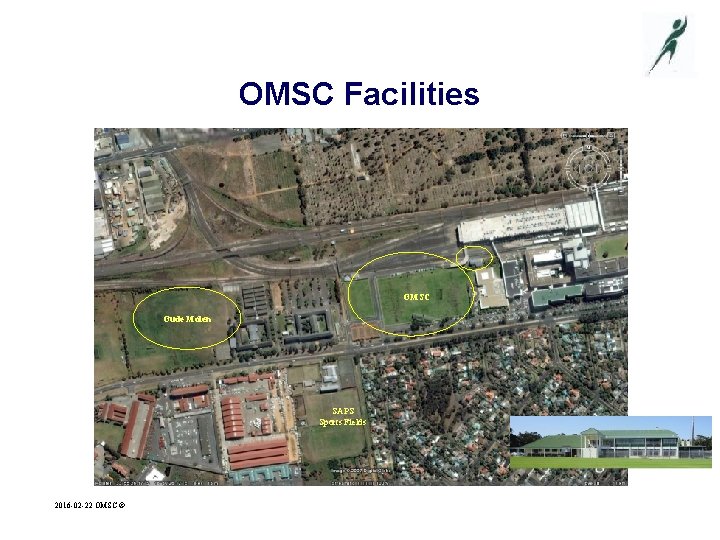 OMSC Facilities OMSC Oude Molen SAPS Sports Fields 2016 -02 -22 OMSC © 