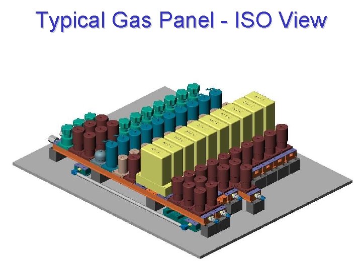 Typical Gas Panel - ISO View 
