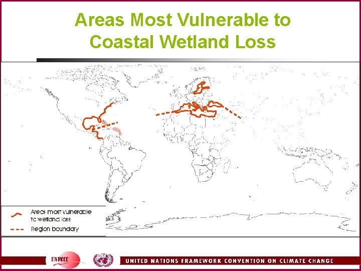 Areas Most Vulnerable to Coastal Wetland Loss 