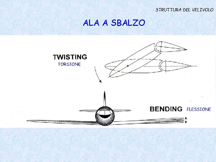 STRUTTURA DEL VELIVOLO ALA A SBALZO 