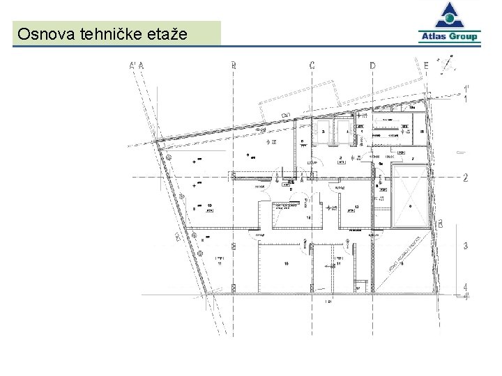 Osnova tehničke etaže 