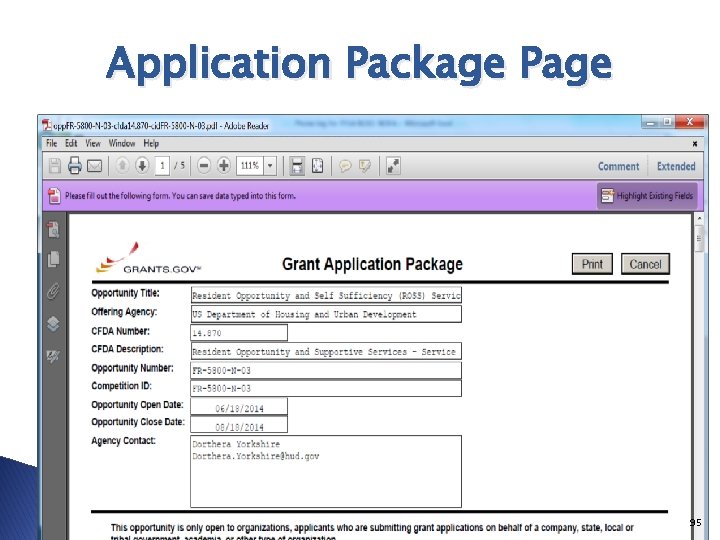 Application Package Page 95 
