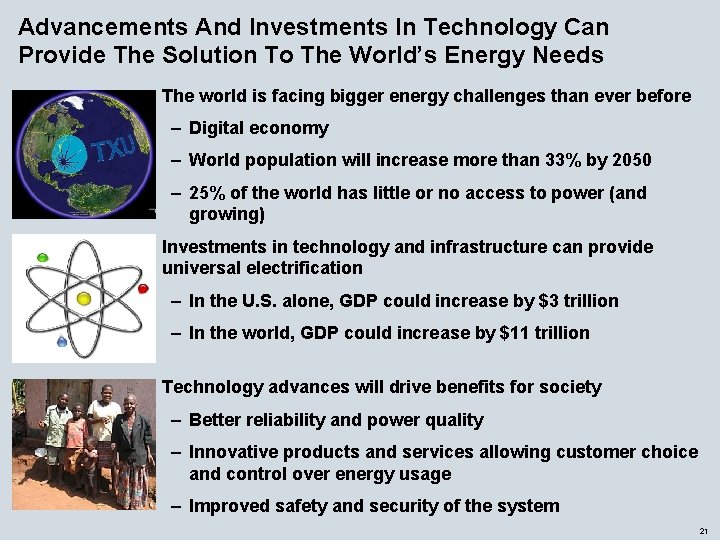 Advancements And Investments In Technology Can Provide The Solution To The World’s Energy Needs