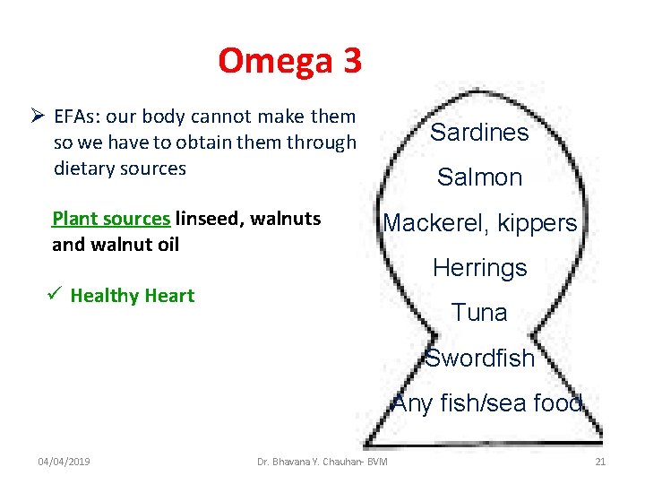 Omega 3 EFAs: our body cannot make them so we have to obtain them