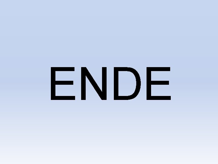 ENDE 