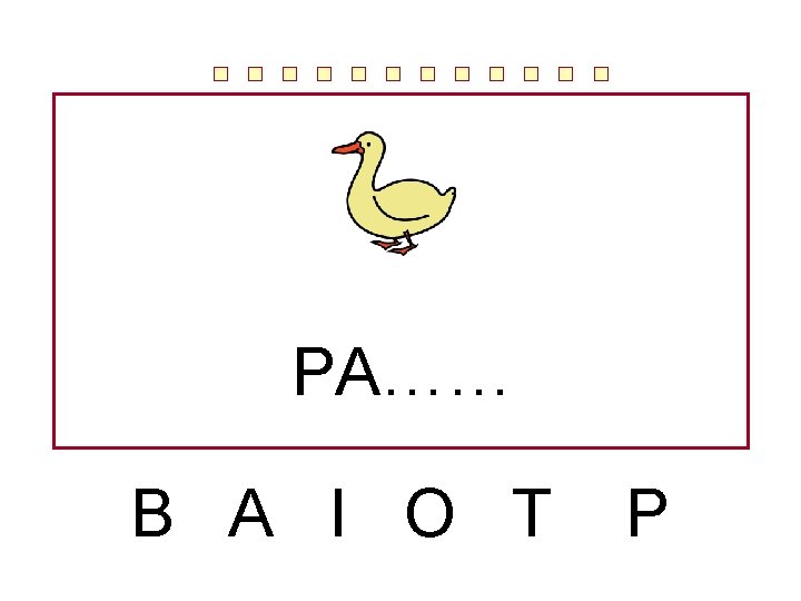 PA…… B A I O T P 