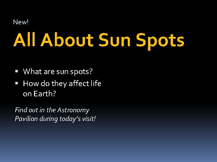 New! All About Sun Spots What are sun spots? How do they affect life New! All About Sun Spots What are sun spots? How do they affect life