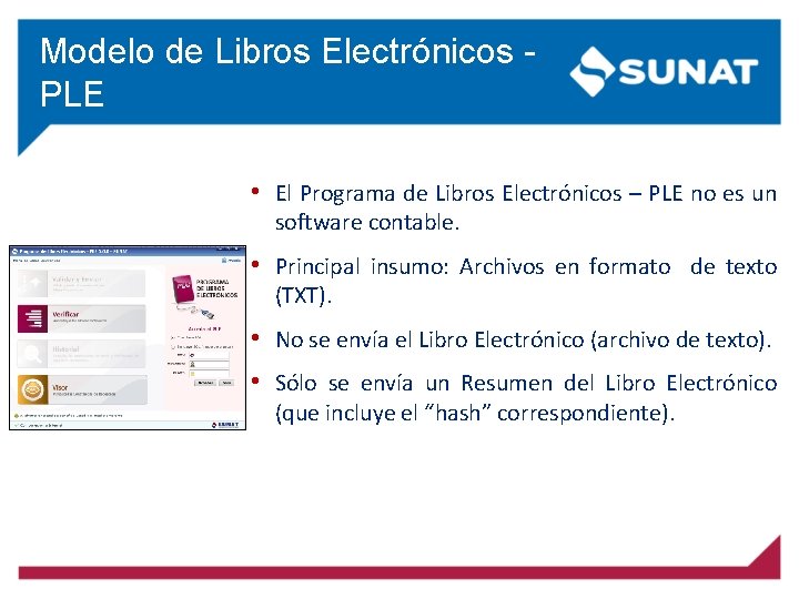 Modelo de Libros Electrónicos - PLE • El Programa de Libros Electrónicos – PLE