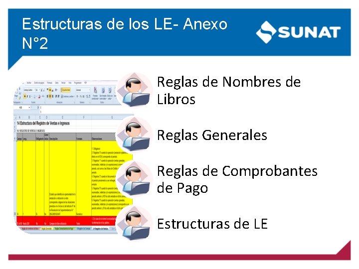 Estructuras de los LE- Anexo N° 2 Reglas de Nombres de Libros Reglas Generales Estructuras de los LE- Anexo N° 2 Reglas de Nombres de Libros Reglas Generales