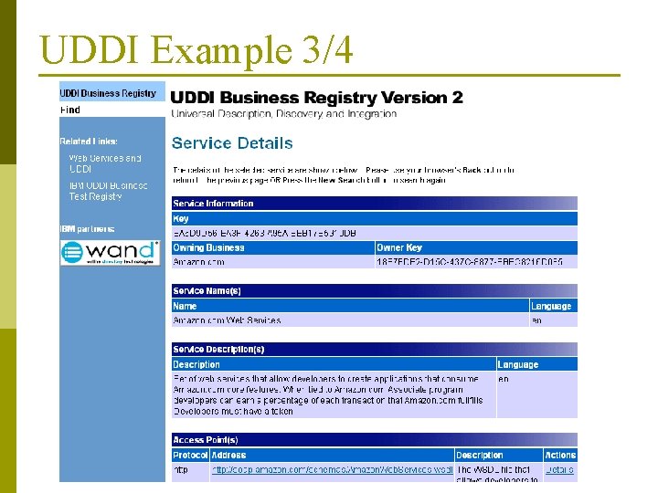 UDDI Example 3/4 