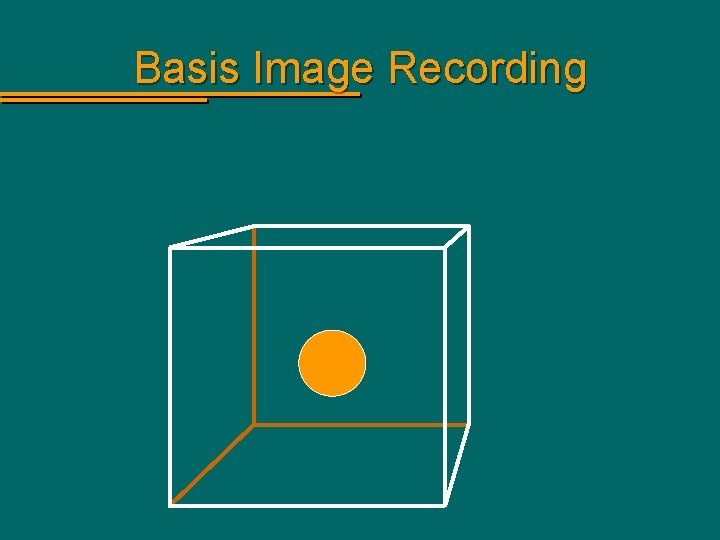 Basis Image Recording 