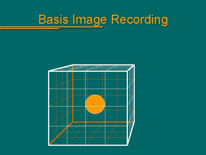 Basis Image Recording 