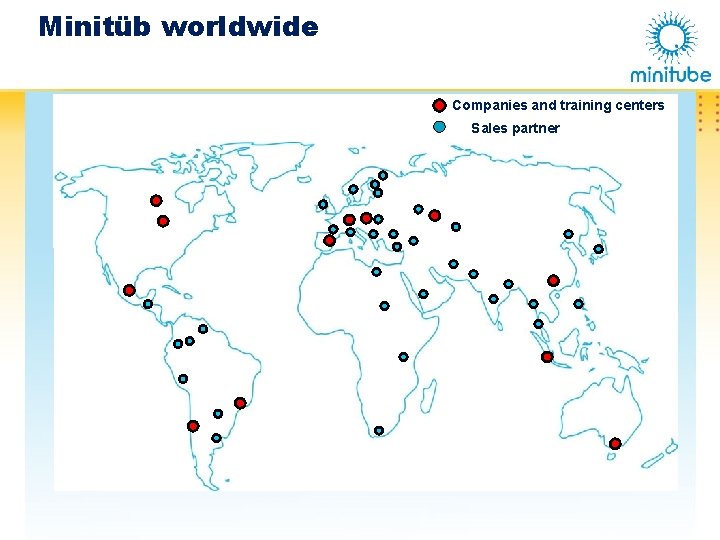 Minitüb worldwide Companies and training centers Sales partner 