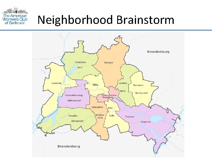 Neighborhood Brainstorm 