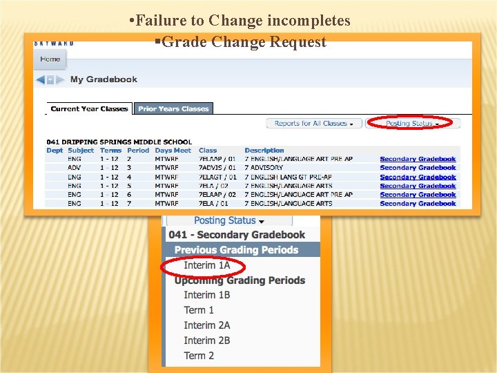 GRADING PROCEDURES Finding and Dealing With Gradebook Discrepancies