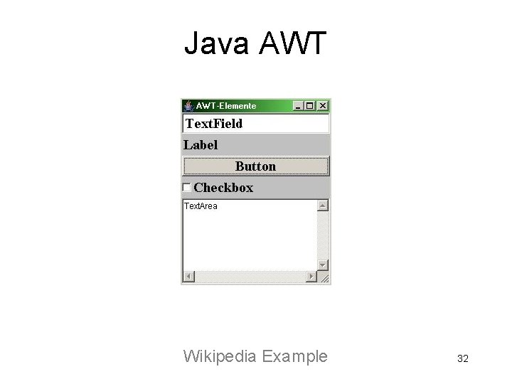 Java AWT Wikipedia Example 32 