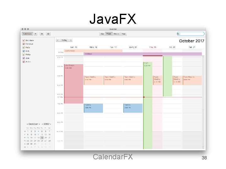 Java. FX Calendar. FX 38 