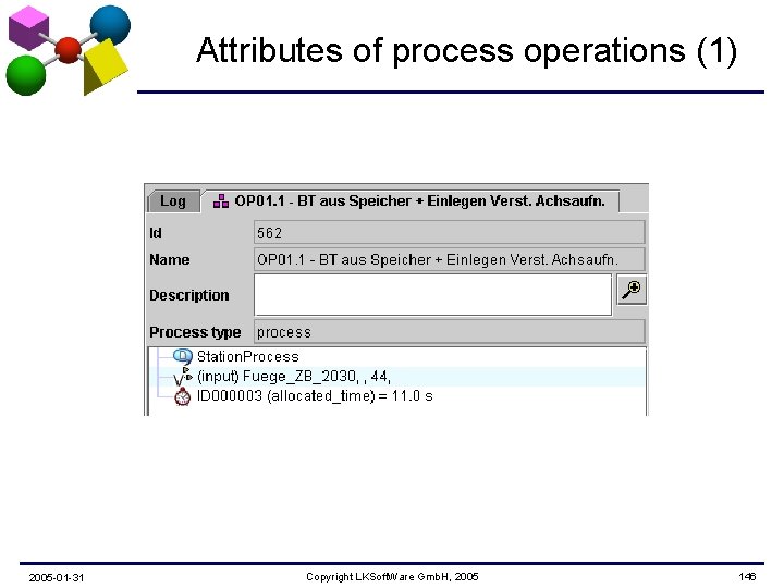 Attributes of process operations (1) 2005 -01 -31 Copyright LKSoft. Ware Gmb. H, 2005