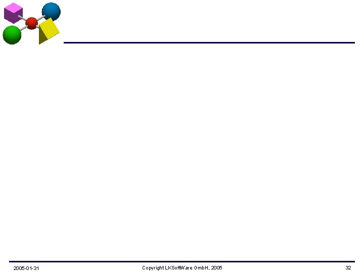 2005 -01 -31 Copyright LKSoft. Ware Gmb. H, 2005 32 
