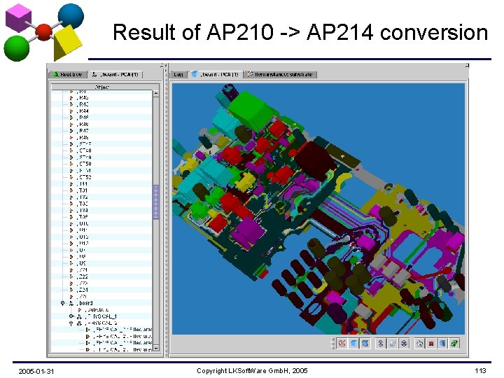 Result of AP 210 -> AP 214 conversion 2005 -01 -31 Copyright LKSoft. Ware