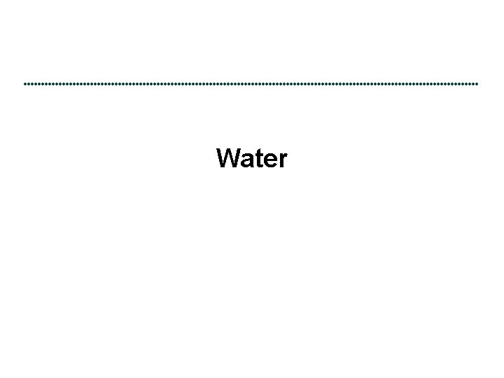 Water 