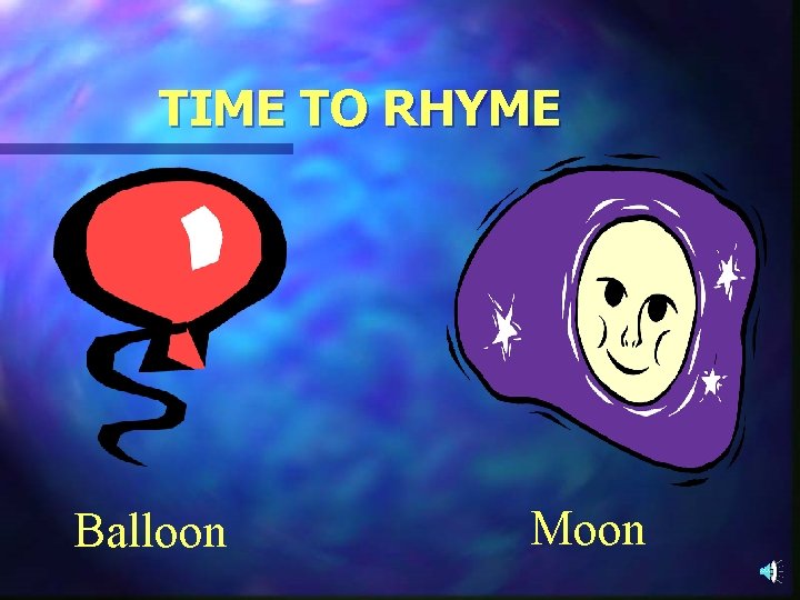 TIME TO RHYME Balloon Moon 