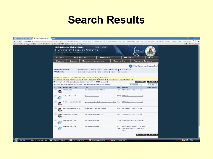 Search Results 