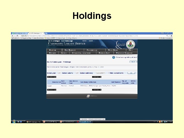 Holdings 