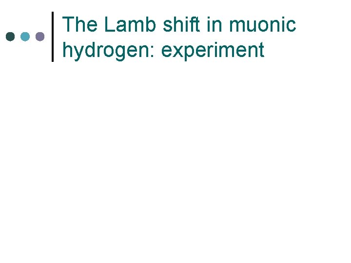 The Lamb shift in muonic hydrogen: experiment 