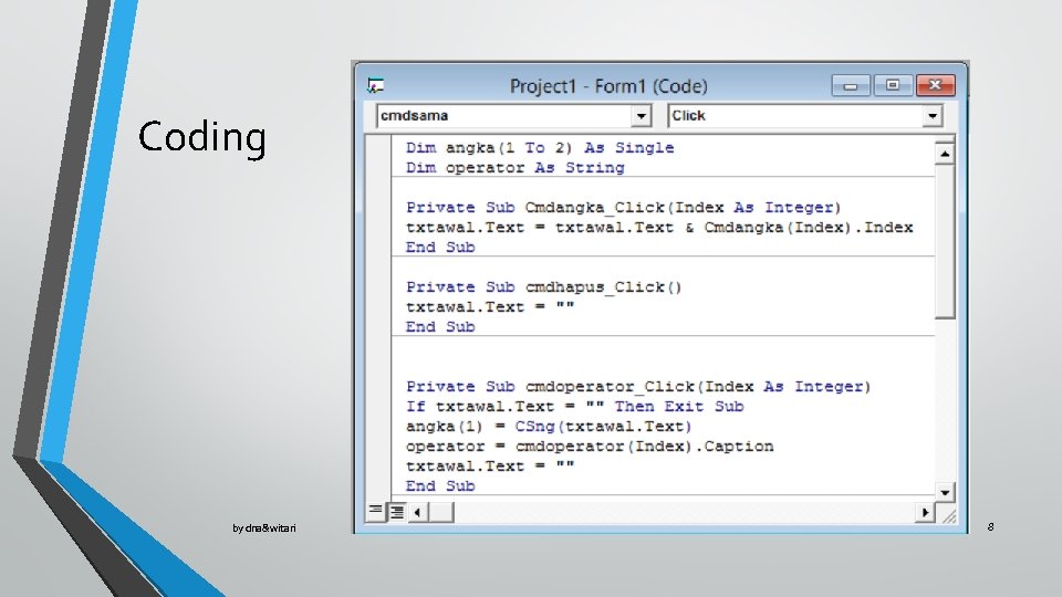 Coding by dna&witari 8 