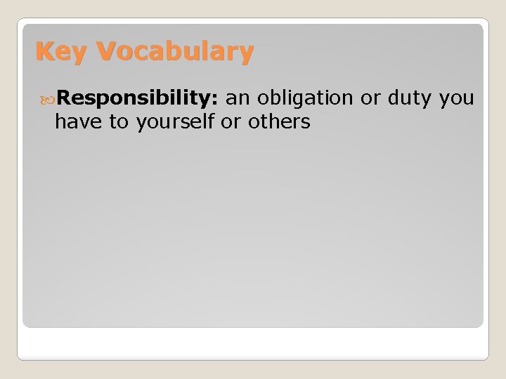 Digital Citizenship Rings of Responsibility What do these