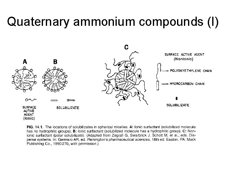 Quaternary ammonium compounds (I) 